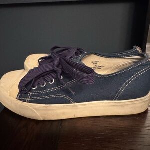 J. Crew Navy Sneakers